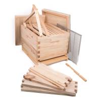 Jungimker Starterpaket - mit Holzbeute inkl. Kunstschwarm Zander Buckfast